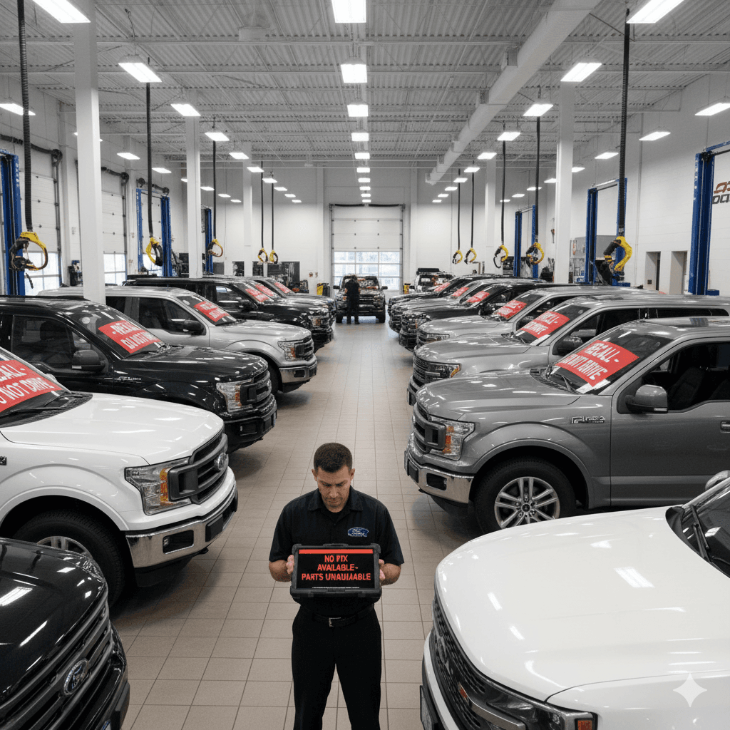 Ford Recalls 850K Vehicles with Dangerous Defect—But Admits It Has No Fix