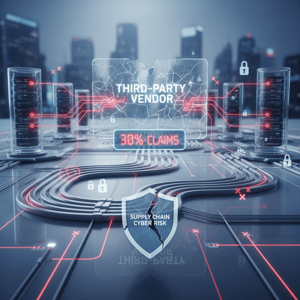 Supply Chain Cyber Risk: Third-Party Vendor Breaches Drive 30% of Claims